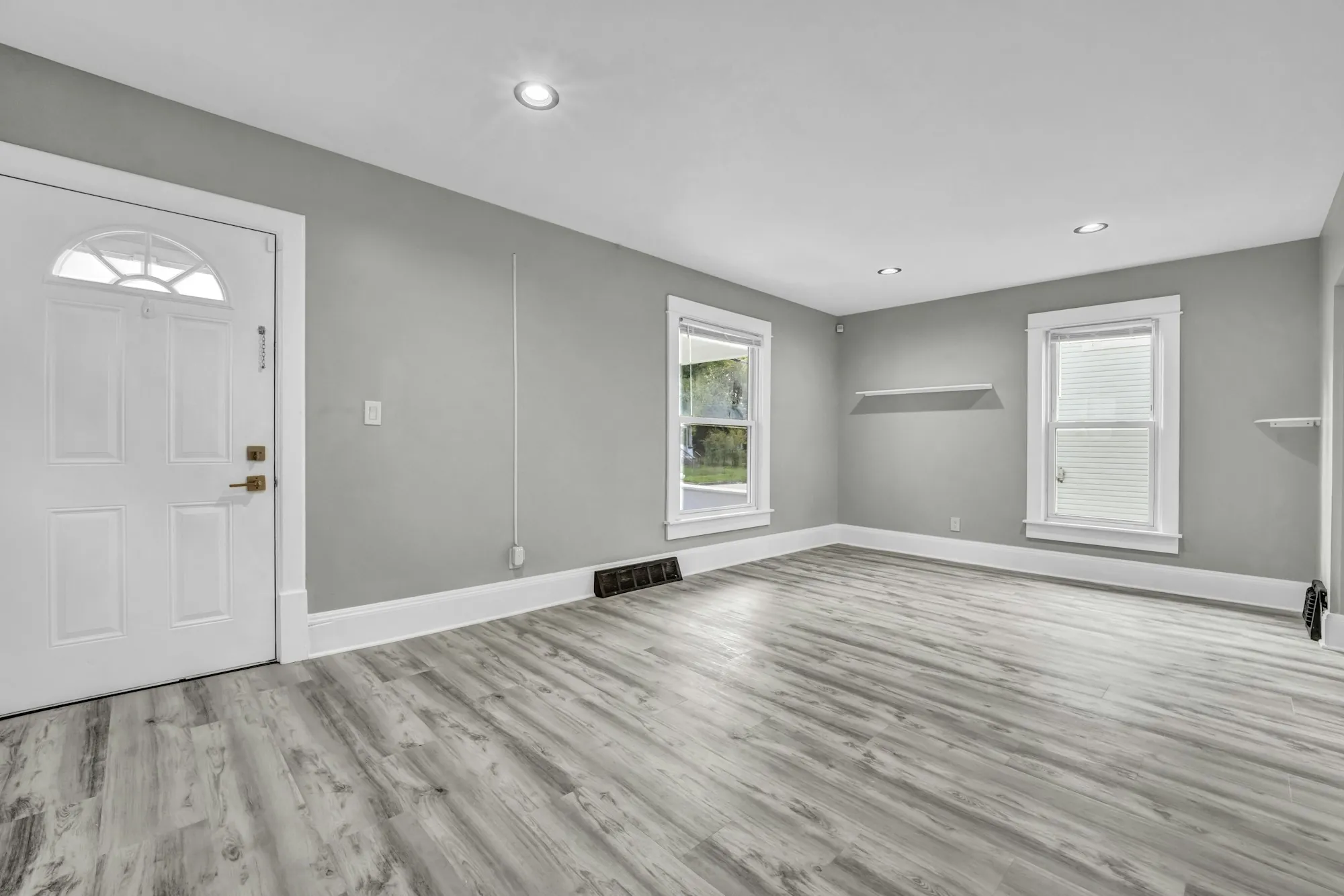 Interior painting project in a home
