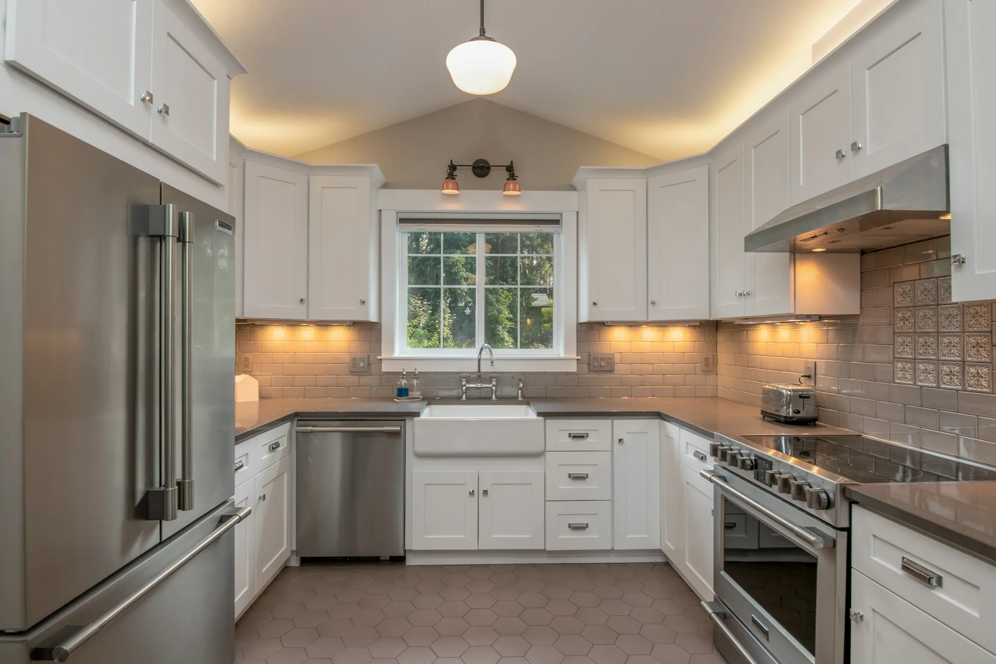 Updated kitchen in a remodeled home